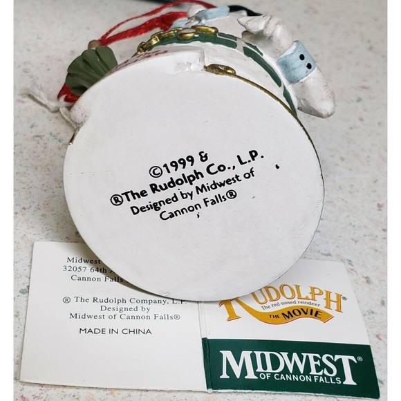 Rudolph the Movie ~ Sam The Snowman Ornament ~ Midwest of Canon Falls 1999 ~ NIB - Picture 5 of 10